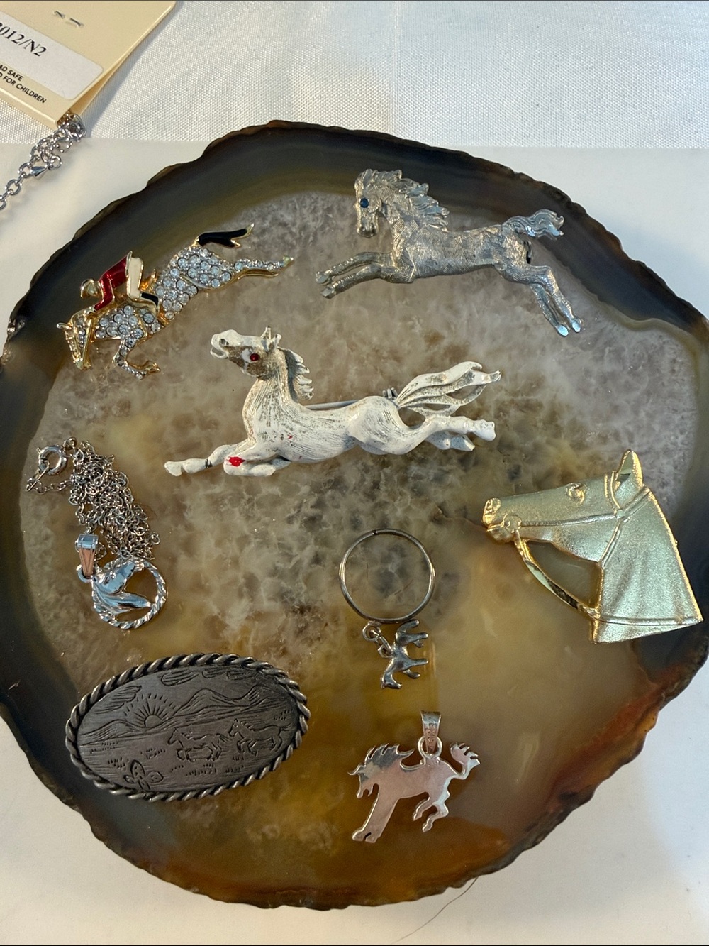 Horse Brooch, Earrings Pendant individual purchase per each $6